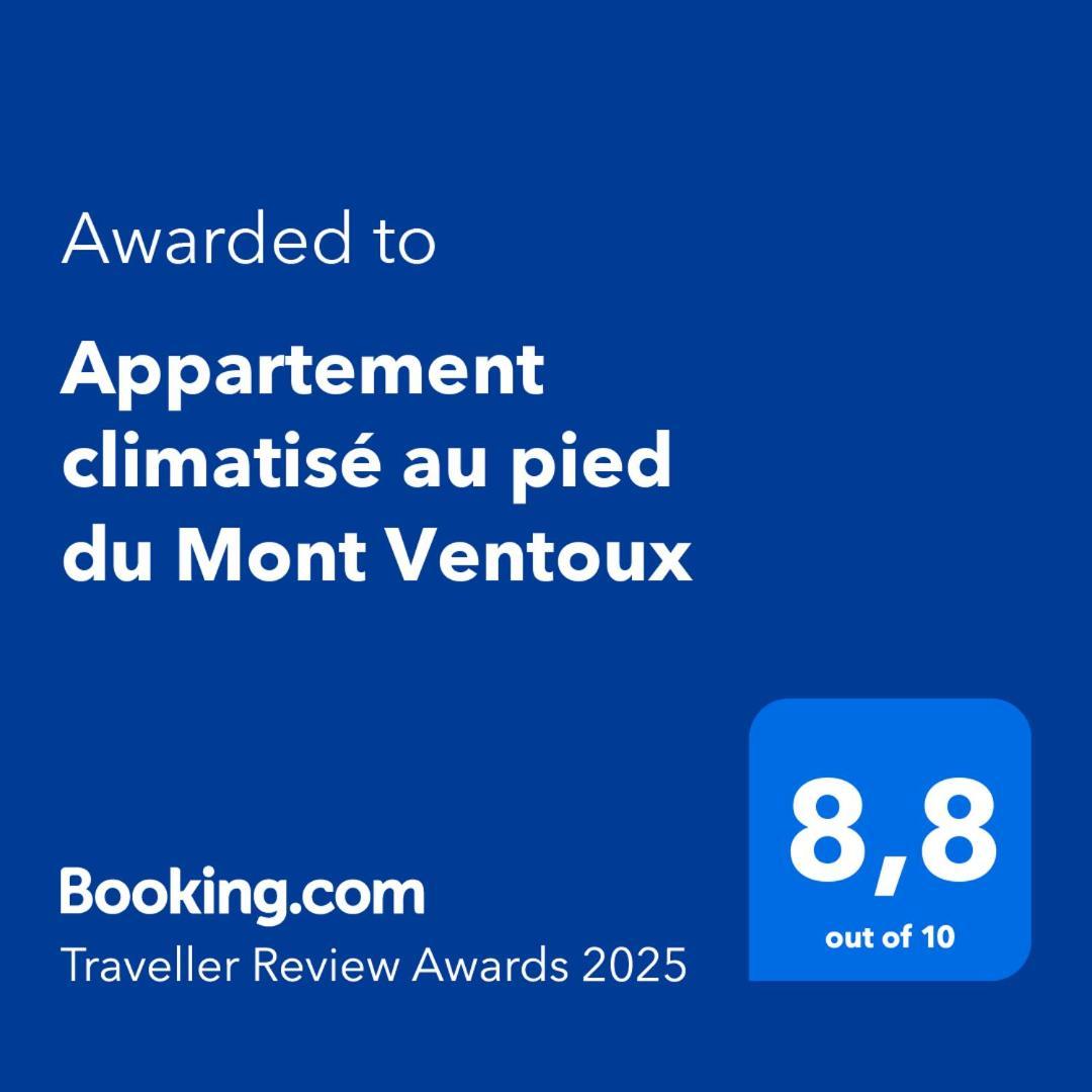 Malemort-du-Comtat Appartement Climatise Au Pied Du Mont Ventoux מראה חיצוני תמונה